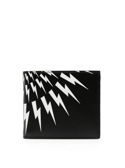 WALLET BIFOLD THUNDERBOLT PRINTED NEIL BARRETT | NBV8SG190A-C9200V001